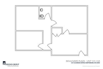 115 Aikens Center, Martinsburg, WV à louer Plan d’étage– Image 1 sur 1