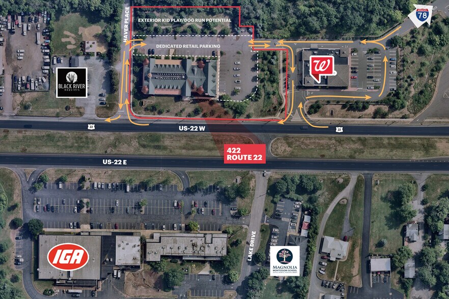 422 US Highway 22 W, Whitehouse Station, NJ à louer - Aérien – Image 3 sur 8