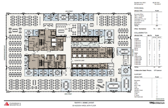 50 Hudson Yards, New York, NY à louer Plan d’étage– Image 2 sur 5