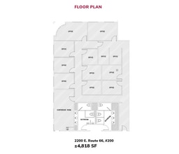 2200 E Route 66, Glendora, CA à louer Plan d’étage– Image 1 sur 1