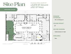 421-443 N Rodeo Dr, Beverly Hills, CA à louer Plan de site– Image 1 sur 4