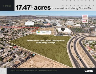 Plus de détails pour Coors Blvd., Albuquerque, NM - Terrain à vendre