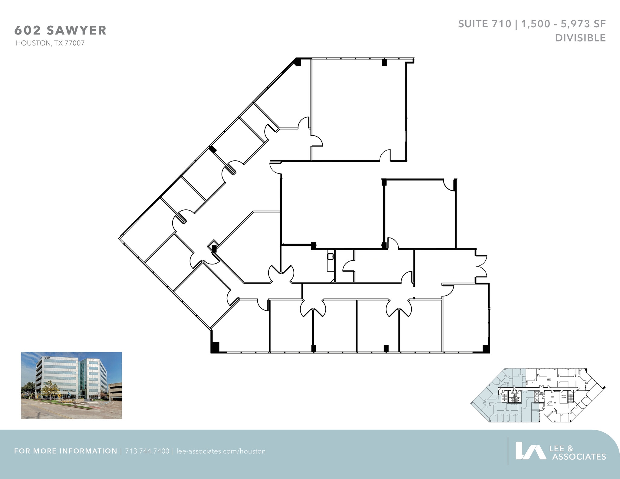 602 Sawyer St, Houston, TX à louer Plan d’étage– Image 1 sur 1