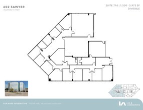 602 Sawyer St, Houston, TX à louer Plan d’étage– Image 1 sur 1