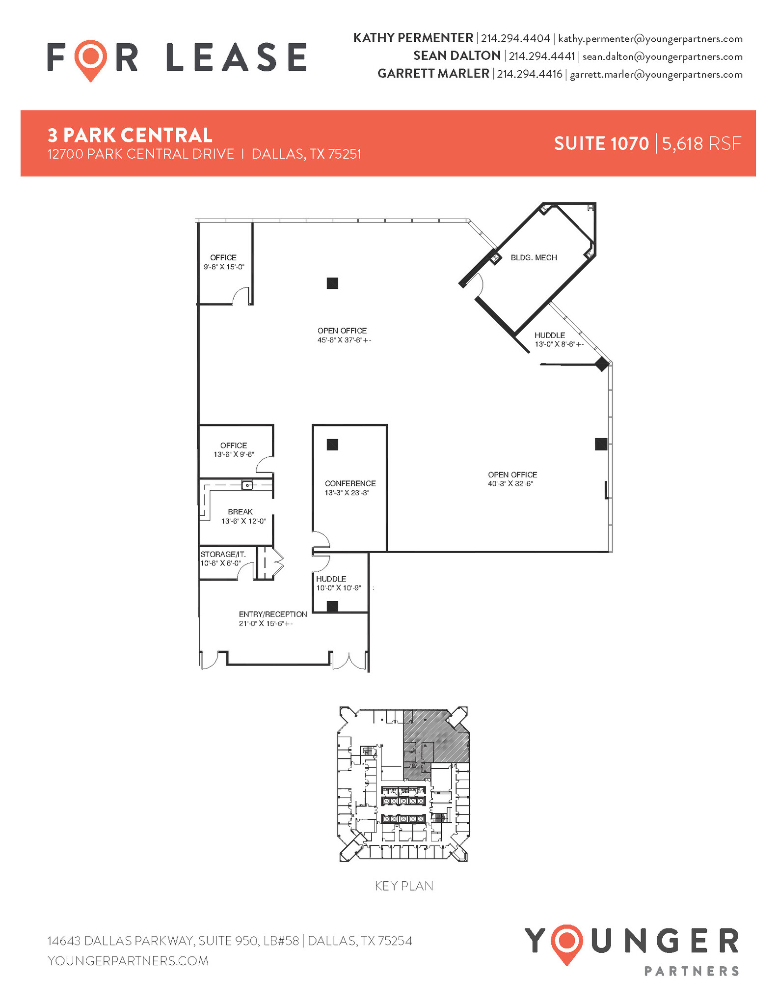 12700 Park Central Dr, Dallas, TX à louer Plan d’étage– Image 1 sur 1
