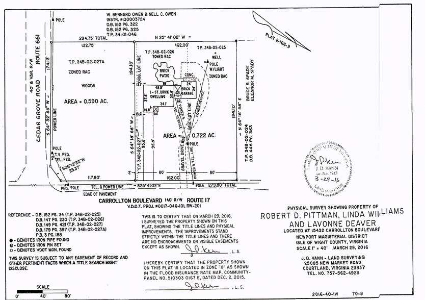 15432 Carrollton Blvd, Carrollton, VA à louer - Plan cadastral – Image 1 sur 18