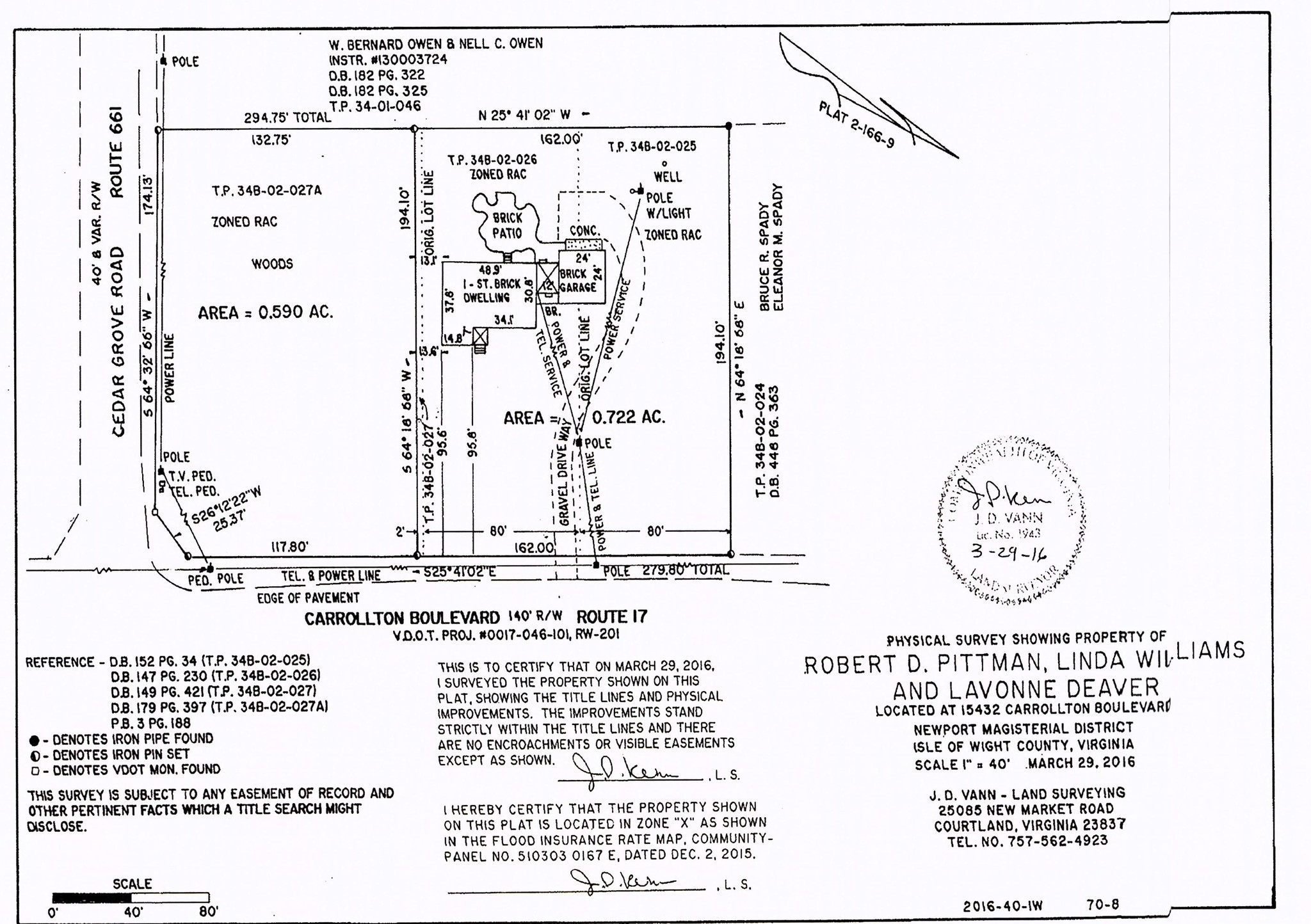 15432 Carrollton Blvd, Carrollton, VA à louer Plan cadastral– Image 1 sur 19