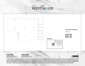 2441 Warrenville Rd, Lisle, IL à louer Plan d’étage– Image 1 sur 1
