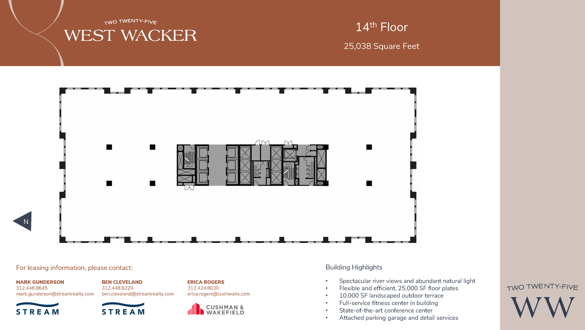 225 W Wacker Dr, Chicago, IL à louer Plan d’étage– Image 1 sur 1