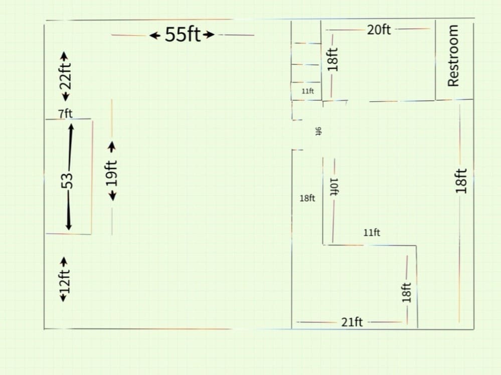 842 S 1st St, San Jose, CA à louer Plan d’étage– Image 1 sur 2