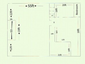 842 S 1st St, San Jose, CA à louer Plan d’étage– Image 1 sur 2