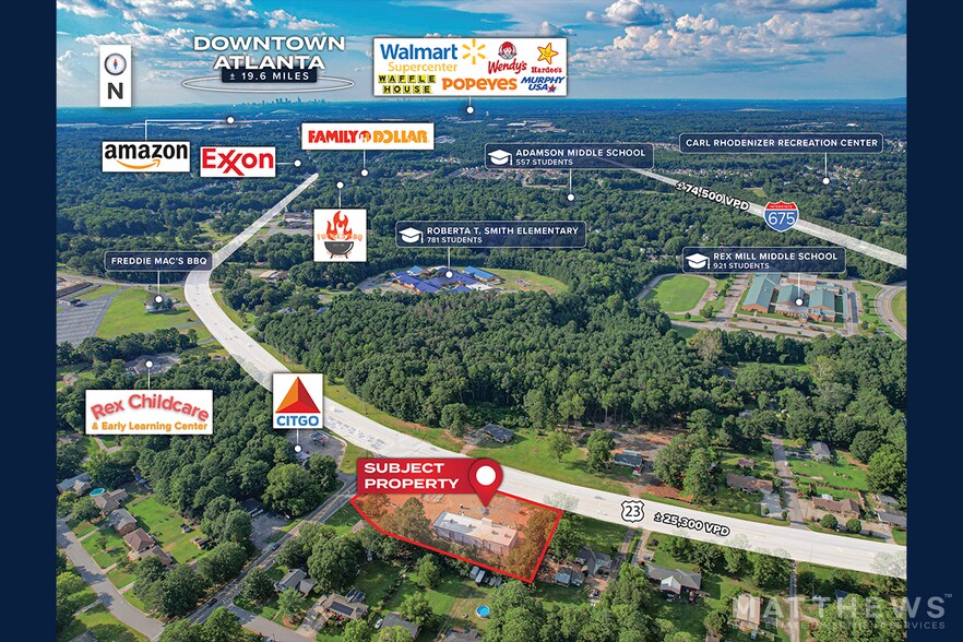 6391 Hwy 42, Rex, GA à vendre - Photo de l’immeuble – Image 2 sur 4