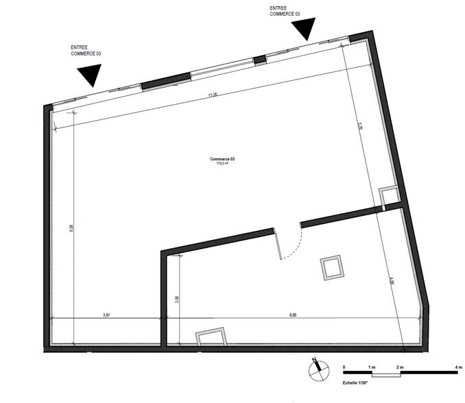 Local commercial dans Chartres à vendre - Plan d’étage – Image 2 sur 2