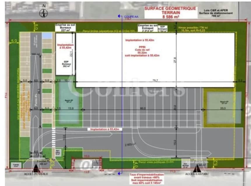 Local d’activités dans Cabannes à louer Plan de site– Image 1 sur 1