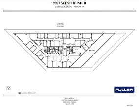 9801 Westheimer Rd, Houston, TX à louer Plan d’étage– Image 2 sur 2