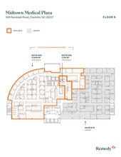 1918 Randolph Rd, Charlotte, NC à louer Plan d’étage– Image 2 sur 2