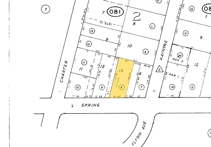 2391-2395 Spring St, Redwood City, CA à vendre - Plan cadastral – Image 2 sur 5