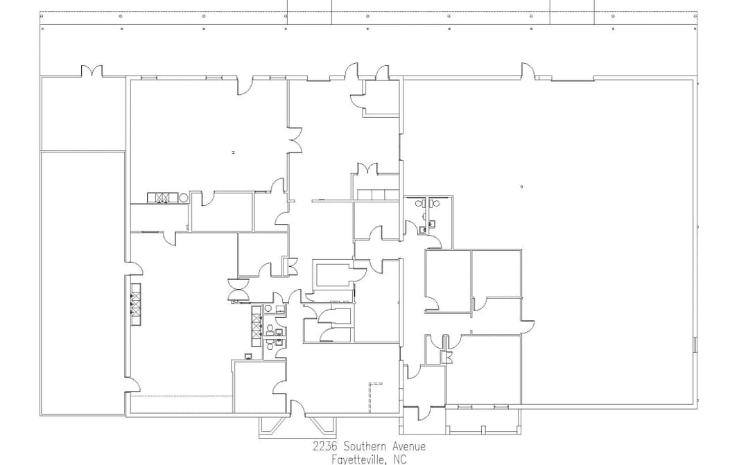 2236 Southern Ave, Fayetteville, NC à louer Plan d’étage– Image 1 sur 1