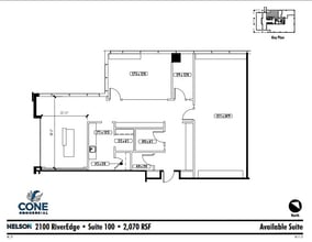 2100 Riveredge Pky NW, Atlanta, GA à louer Plan d’étage– Image 1 sur 1