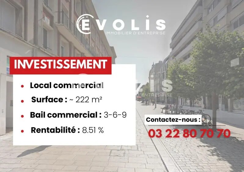Local commercial dans Amiens à vendre Photo de l’immeuble– Image 1 sur 2