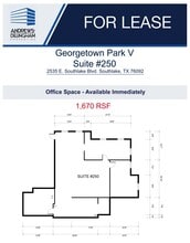 2535 E Southlake Blvd, Southlake, TX à louer Plan d’étage– Image 1 sur 1