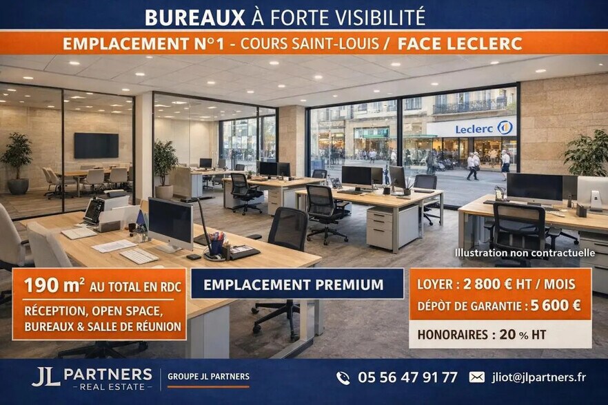 Local commercial dans Bordeaux à louer - Photo de l’immeuble – Image 2 sur 2