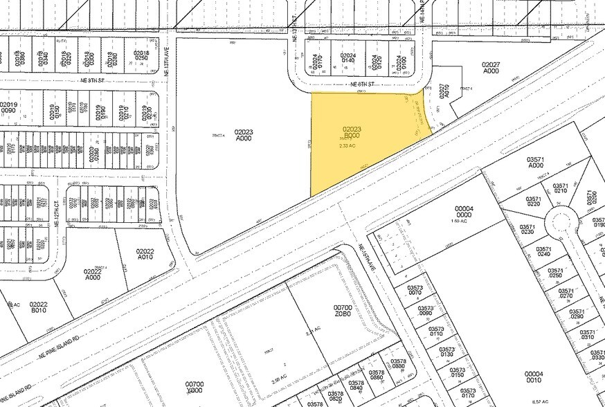 1327 NE Pine Island Rd, Cape Coral, FL à louer - Plan cadastral – Image 2 sur 7