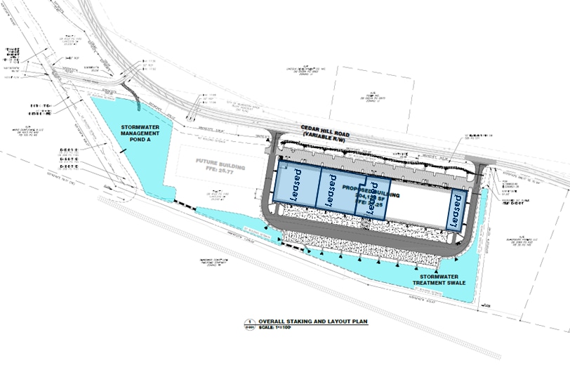 1335 Cedar Hill Road, Navassa, NC à louer Plan de site– Image 1 sur 1