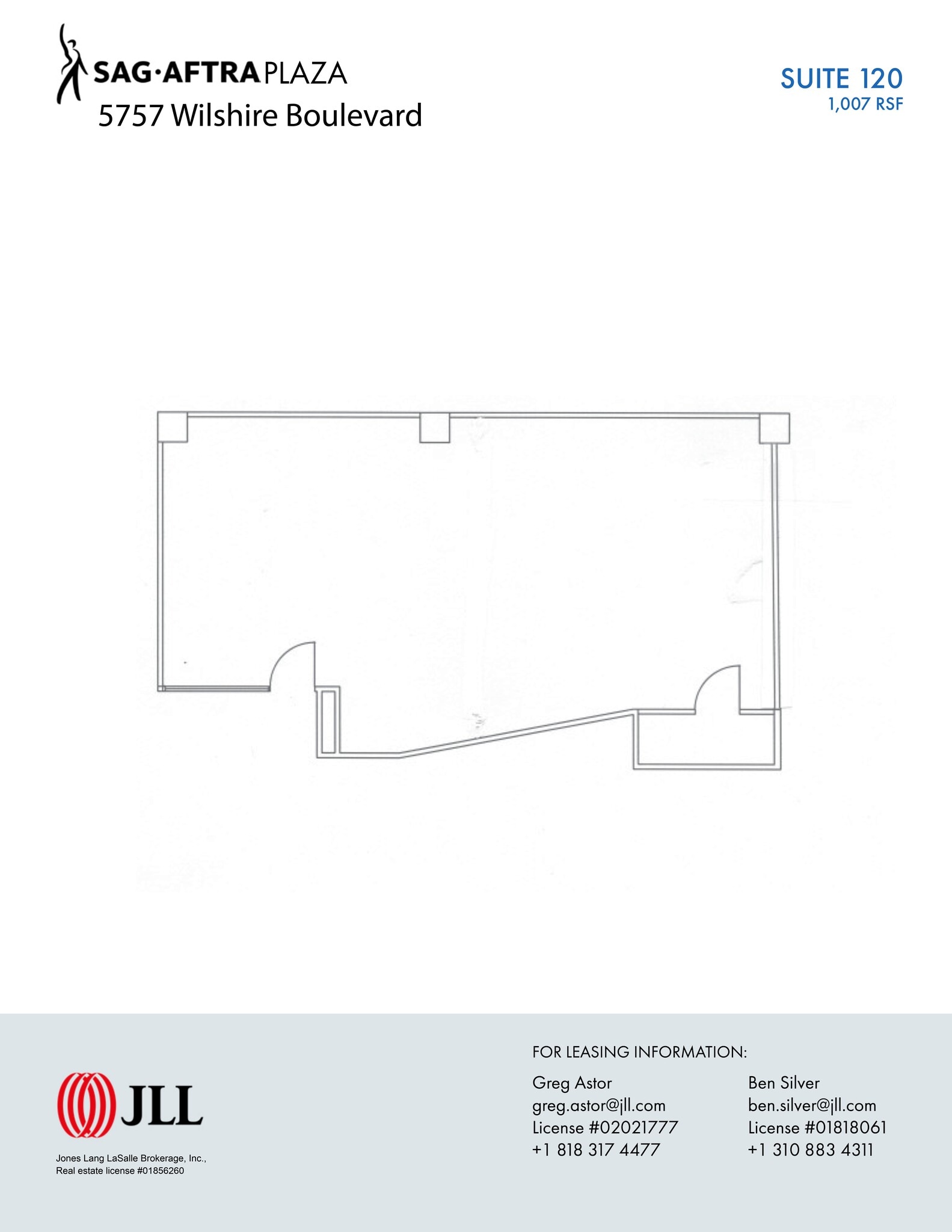 5757 Wilshire Blvd, Los Angeles, CA à louer Plan de site– Image 1 sur 1