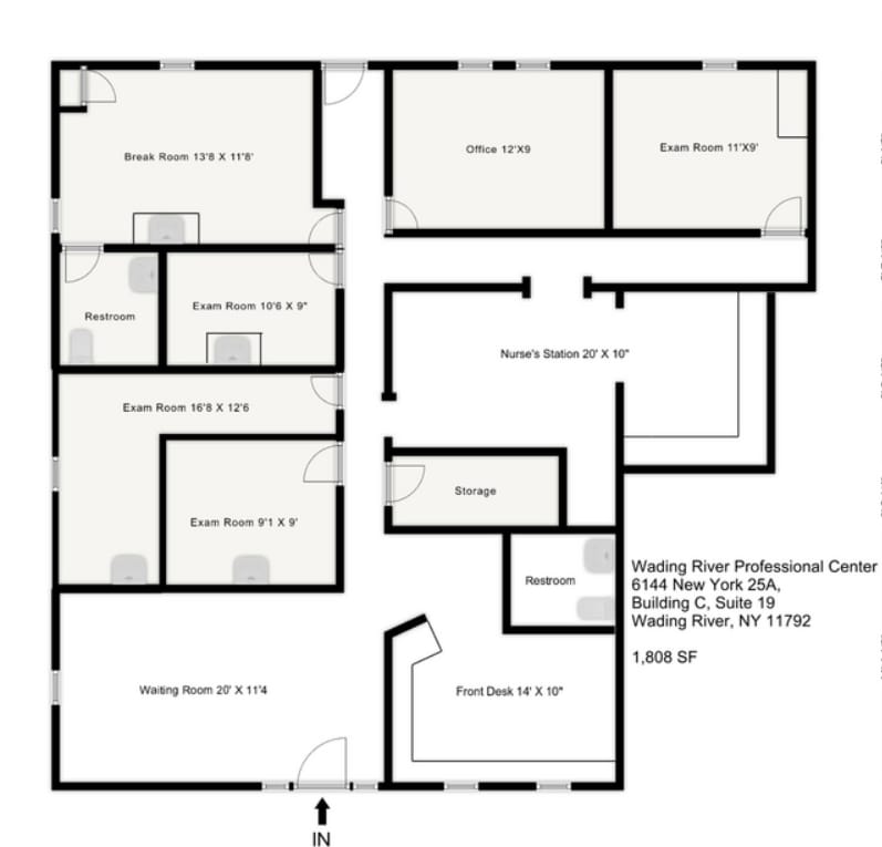 6144 Route 25A, Wading River, NY à louer Plan d’étage– Image 1 sur 1