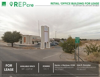 Plus de détails pour 1215 Anthony Dr, Anthony, NM - Bureau à louer