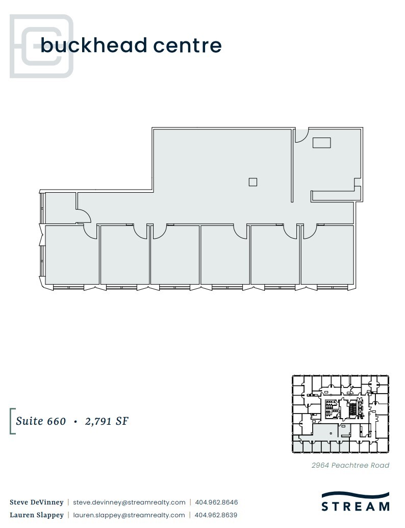 2970 Peachtree Rd NW, Atlanta, GA à louer Plan d’étage– Image 1 sur 1