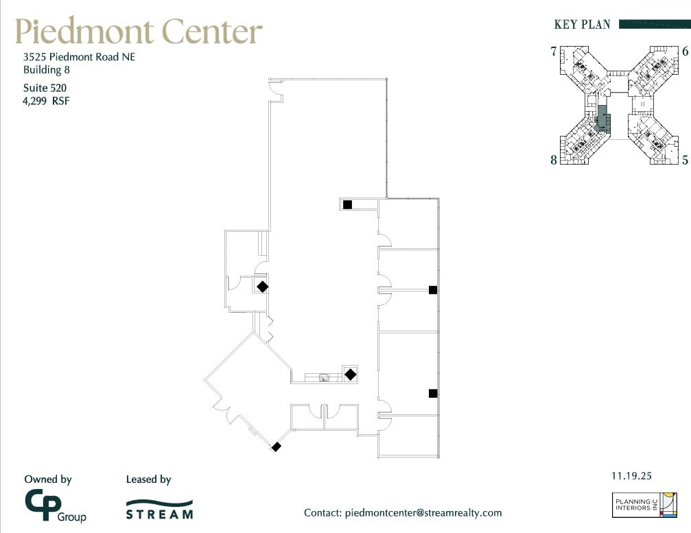 3495 Piedmont Rd NE, Atlanta, GA à louer Plan d’étage– Image 1 sur 1