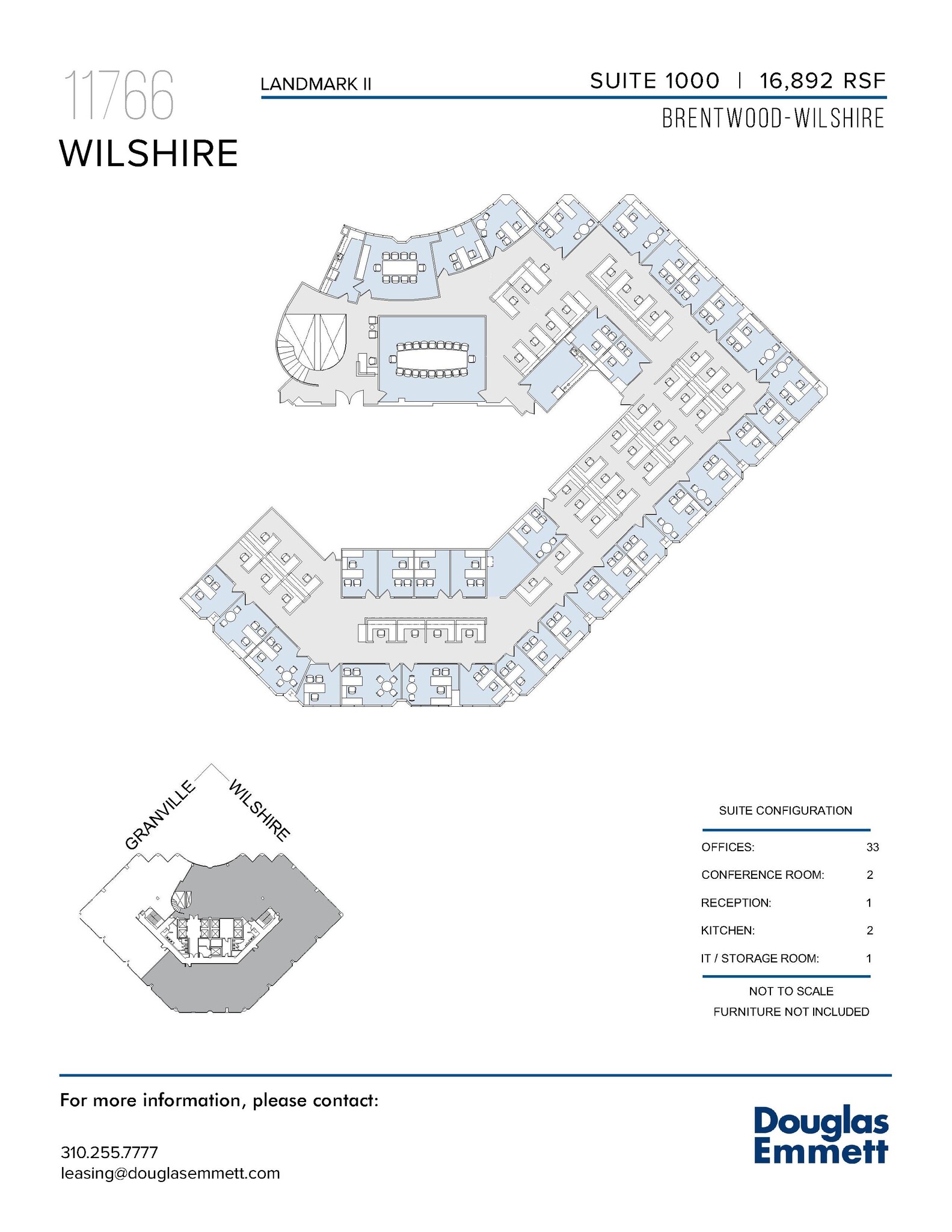 11766 Wilshire Blvd, Los Angeles, CA à louer Plan d’étage– Image 1 sur 1