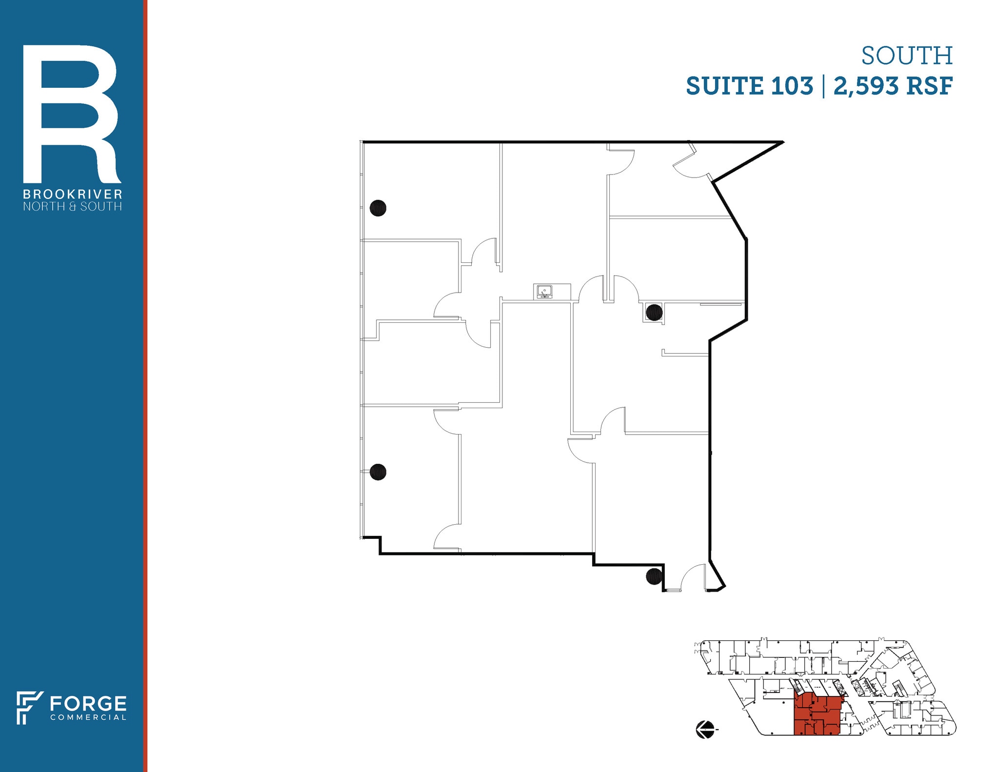 8200 Brookriver Dr, Dallas, TX à louer Plan d’étage– Image 1 sur 1