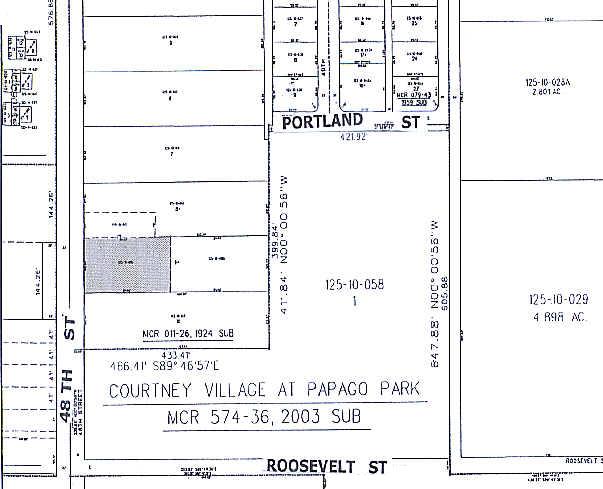 1031 N 48th St, Phoenix, AZ à vendre - Plan cadastral – Image 2 sur 17