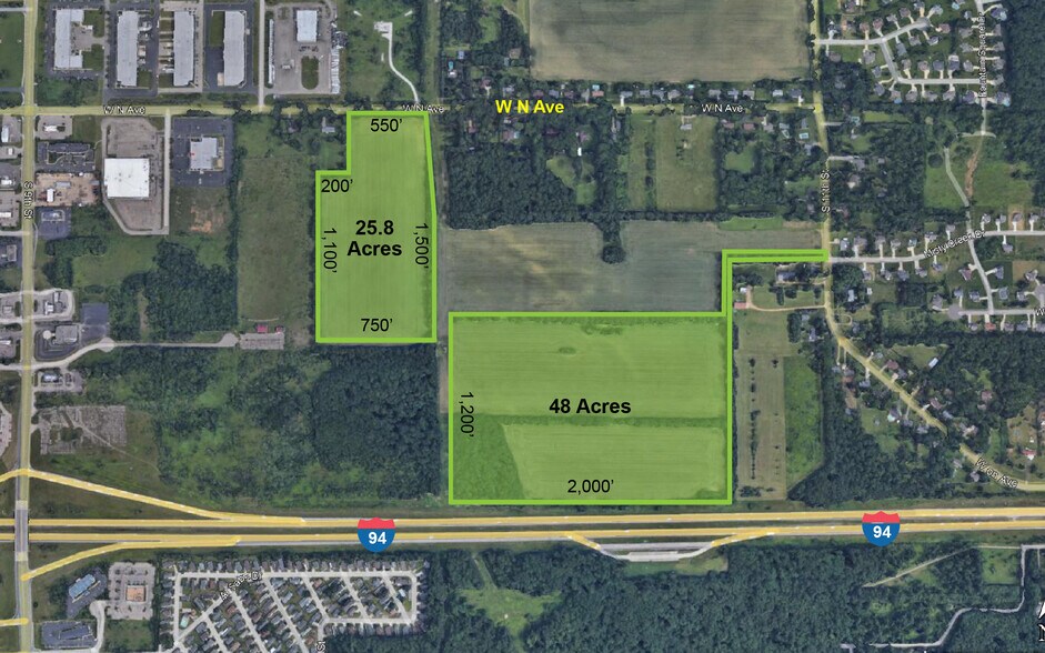 48 Acres for Development portefeuille de 2 biens à vendre sur LoopNet.fr - Aérien – Image 2 sur 4