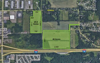 6209 W N Ave, Kalamazoo, MI - VUE AÉRIENNE  vue de carte