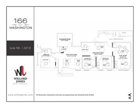 166 W Washington St, Chicago, IL à louer Plan d’étage– Image 1 sur 1