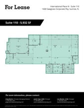 1600 Sawgrass Corporate Pky, Sunrise, FL à louer Plan d’étage– Image 1 sur 10