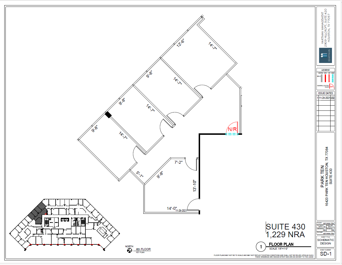 16420 Park Ten Place Dr, Houston, TX à louer Plan d’étage– Image 1 sur 1