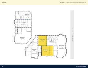 863-877 El Camino Real, Menlo Park, CA à louer Plan de site– Image 1 sur 1