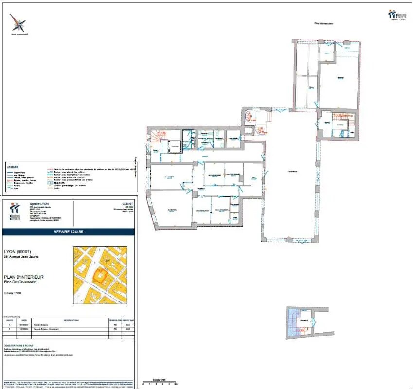 Lyon, RHO 69007 - Lot 7 -  - Plan d’étage - Image 1 of 12