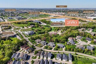 2680 Berkshire Pky, Des Moines, IA - Vue aérienne vue de carte