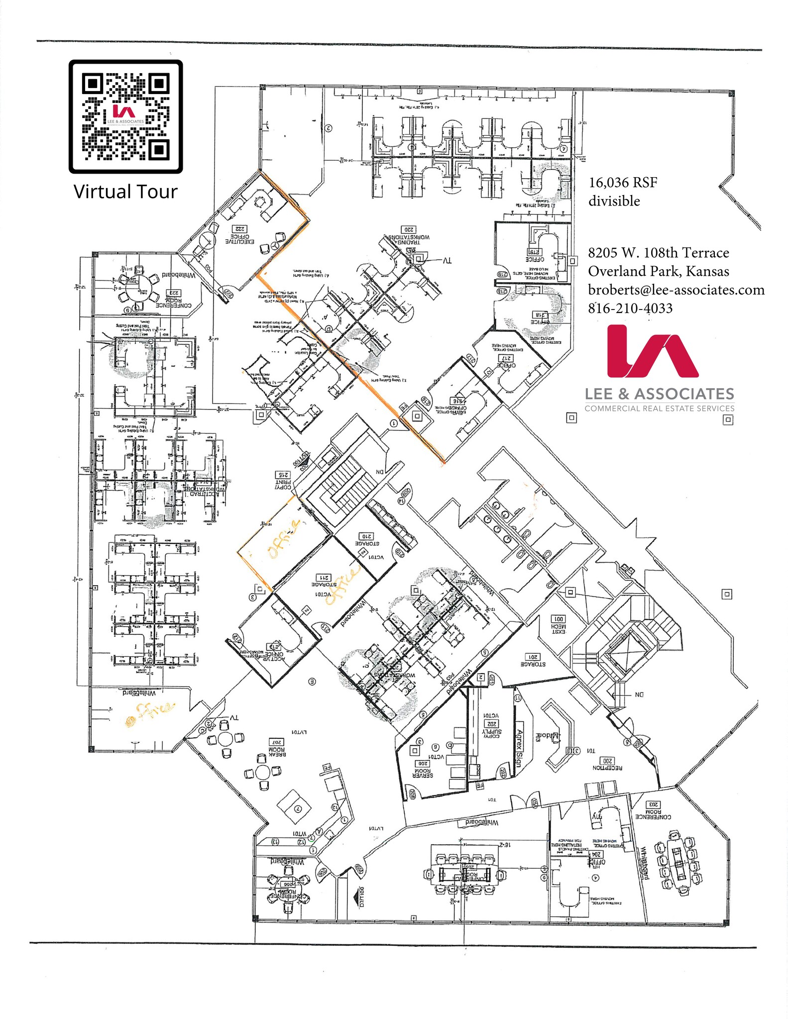 8205 W 108th Ter, Overland Park, KS à louer Plan de site– Image 1 sur 2