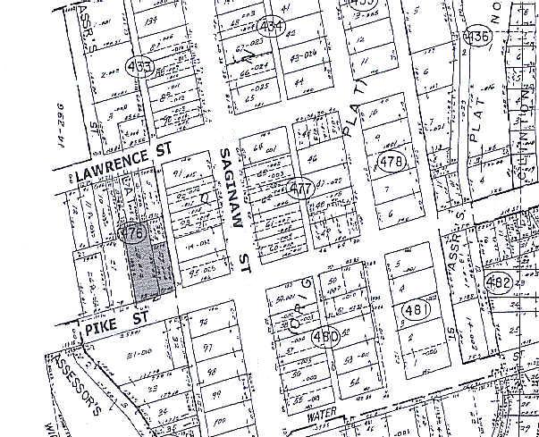 18 W Pike St, Pontiac, MI à vendre - Plan cadastral – Image 2 sur 4