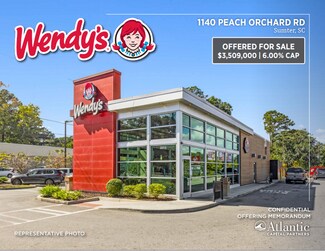 Plus de détails pour 1140 Peach Orchard Rd, Sumter, SC - Local commercial à vendre