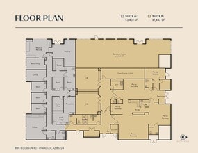 895 S Dobson Rd, Chandler, AZ à louer Plan d’étage– Image 1 sur 2
