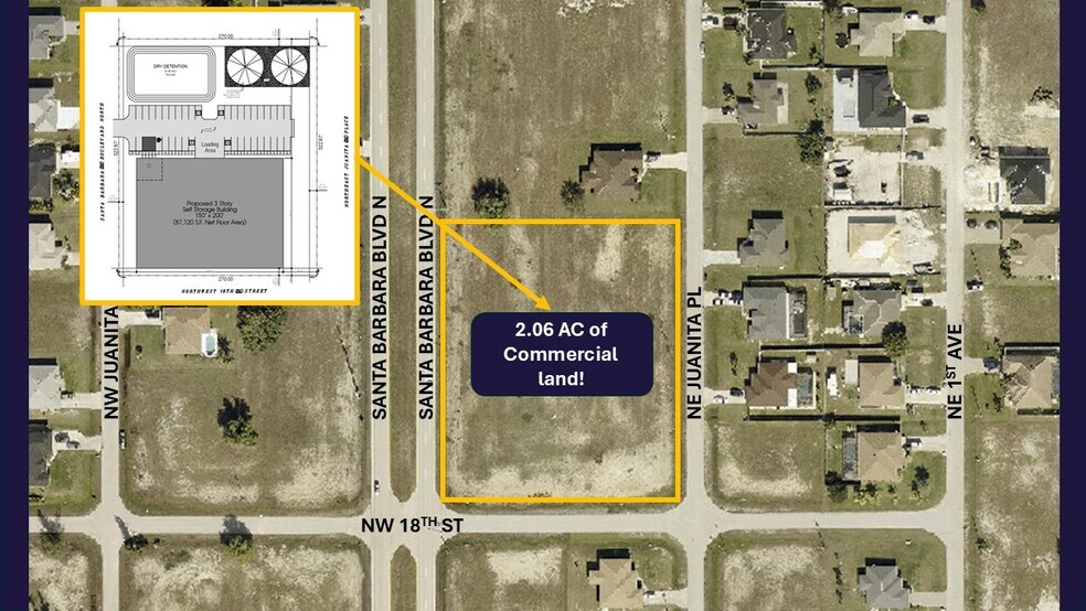 1807 Santa Barbara Blvd, Cape Coral, FL à vendre - Photo de l’immeuble – Image 1 sur 2