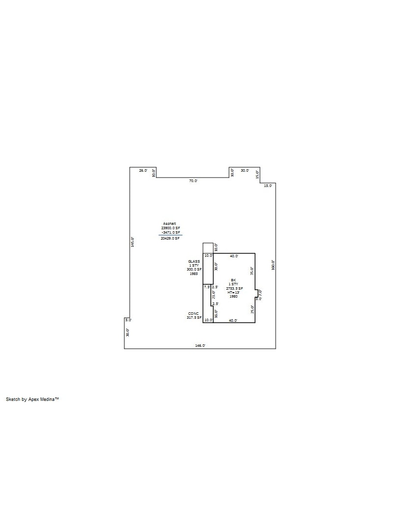 123 N Inkster Rd, Garden City, MI à louer Plan d’étage– Image 1 sur 1